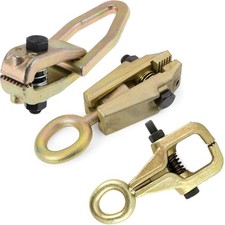 3pcs Auto Body Frame Dent Repair Clamp 5 Ton Pulling Clamp Self-tightening Jaw