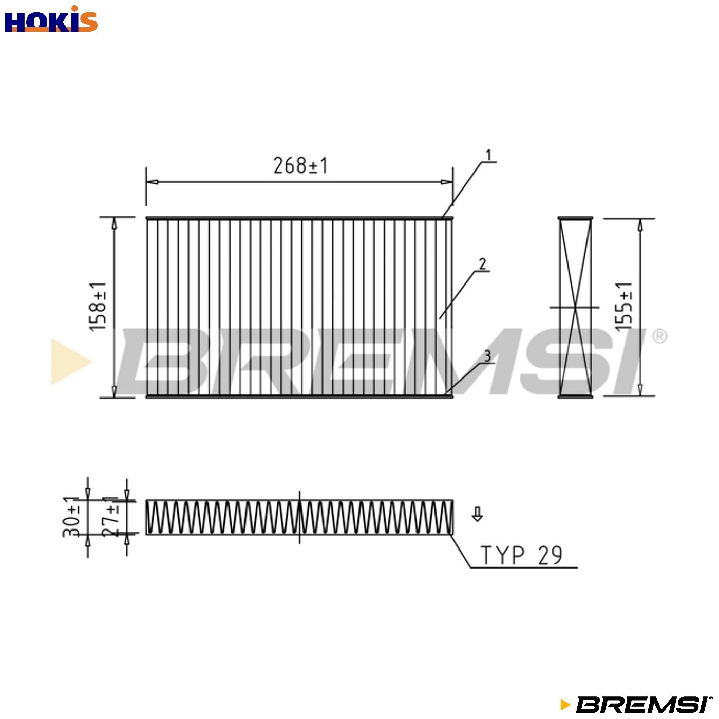 Fits BREMSI FC0943C LAND ROVER cabin filter - Image 6