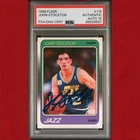 1988 Fleer John Stockton 118 Signed PSA Auto 10
