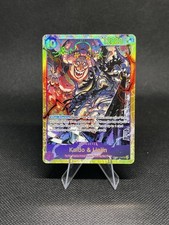 one piece card game kaido and linlin Kaido & Linlin 2024 One-Piece OP08 Two Legends 119 Two Legends PSA 8