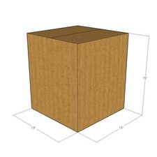 125 13x13x15 Kraft Brown Corrugated Shipping Boxes 32 ECT Single-Wall New