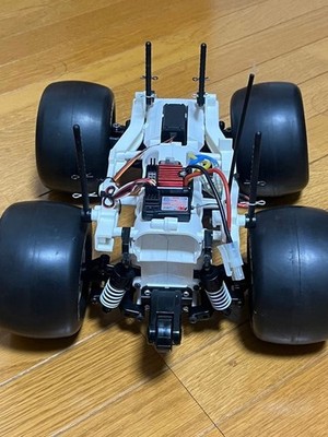 Tamiya Wild Willy 1/10 RC Off Road Wheelie Truck w/ Driver Figure