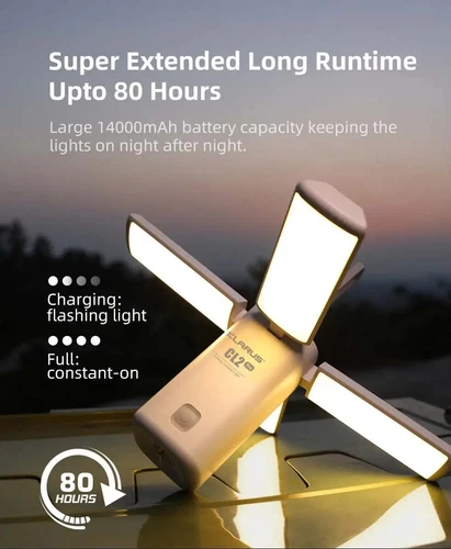 Waterproof Camping Flashlight 750 Lumens with 14000mAh Powerbank - White - Picture 5 of 7