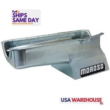Moroso 20191, One Zinc Steel Sbc Street/Strip Oil Pan Performance Racing Parts