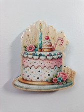 Stempel "Torte" Kuchen Geburtstag Holzstempel Scrapbooking Journaling Basteln