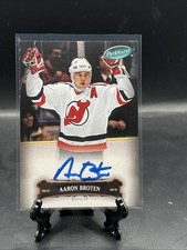 2006-07 Upper Deck Parkhurst Aaron Broten On Card Auto Autograph