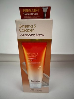 Farm Stay Ginseng Collagen Wrapping Mask Moisturize w/ Free Silicon Brush