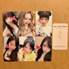 IVE SECRET 4th EP Album Makestar Heart Candy Fansign LD Official Photocard PC