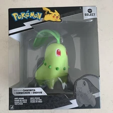 POKEMON JAZWARES CHIKORITA SERIES 4 POKEMON VINYL 4" FIGURE 2025 - NEW