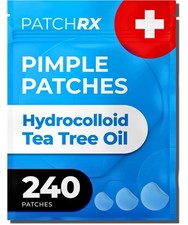 Pimple Patches for Face 240 Patches , Hydrocolloid Acne Patches with Tea Tre...