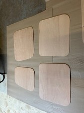 VW  Caddy  maxi Ply Lining Panels  Carpeted Panels  back doors top and bottom .