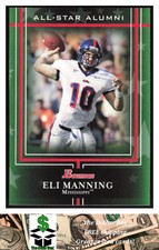 2009 Bowman Draft Picks All-Star Alumni #AA2 Eli Manning - Ole Miss Rebels
