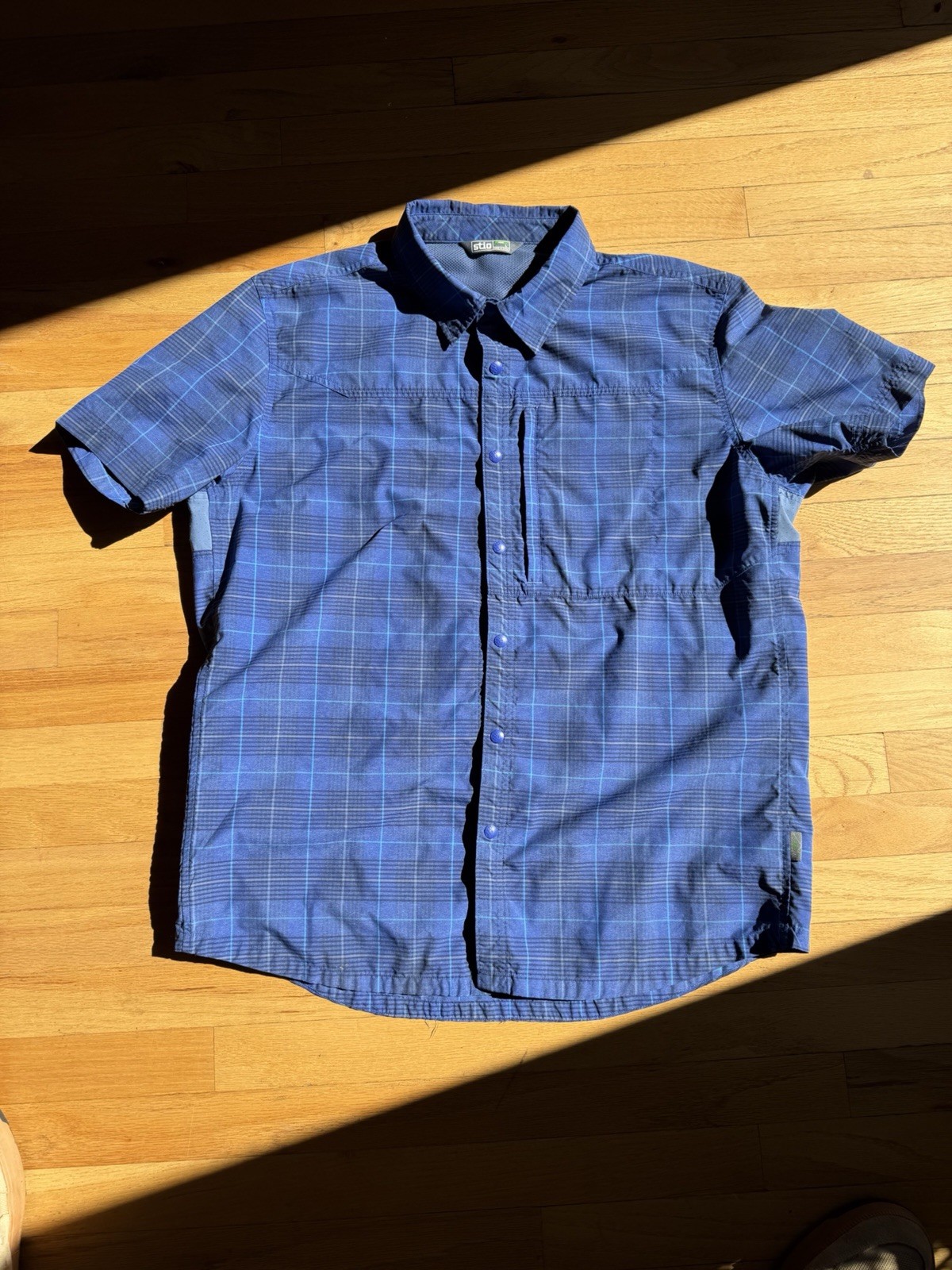 Stio Men’s Button Down Technical Mountain Bike Sh… - image 1