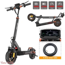 800W 48v Electronic Scooter Adult Motorcycle 10" Off Road Tires 12.5AH With Seat