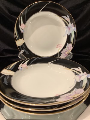 Mikasa Charisma Black  8.25  Salad Soup Bowl - Set of 4