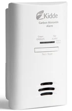 Kidde Carbon Monoxide Detector Plug-In Alarm w/ AA Battery Backup & Test-Hush