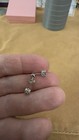 14K White Gold Diamond Stud Earrings 0.70 TCW Mined Diamonds — photo 4