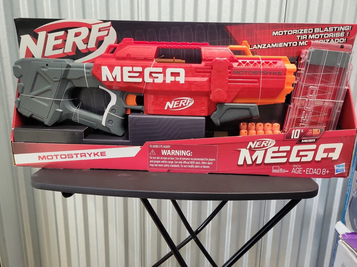 Nerf Mega Motostryke, Includes 10 Official Nerf Mega Darts