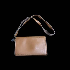 A BATHING APE Leather card case, coin case, pouch