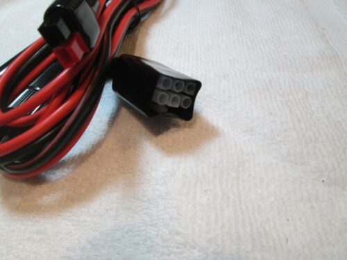 6 pin 12 AWG DC Power Cord Yaesu FT-857, FT-897 w Power Poles ~8 Feet - Picture 2 of 4