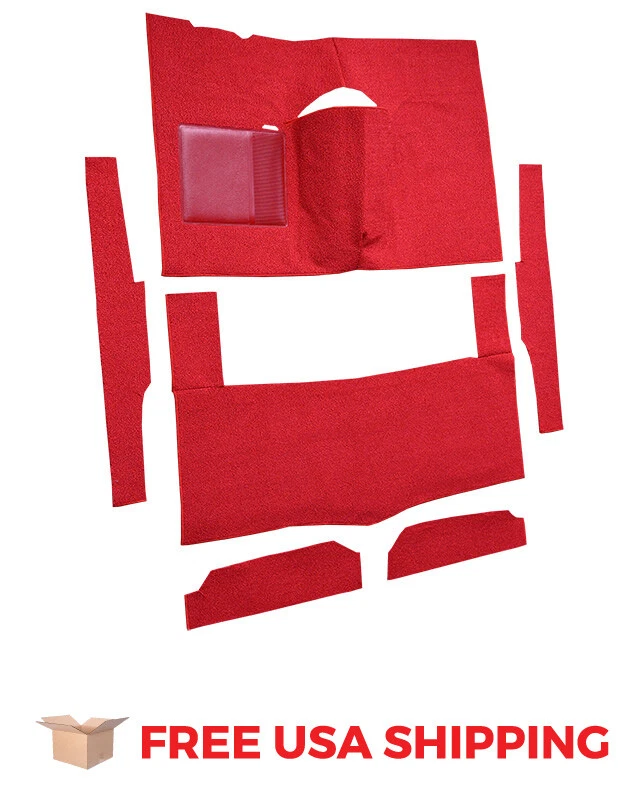 FITS 1963-1965 Ford Falcon 2DR Hardtop Auto Bench Seat Cut & Sewn Loop Carpet Foto 2 de 3