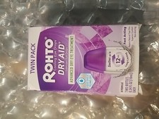 Rohto Dry Relief Lubricant Eye Drops, 0.34 Ounce Pack of 2
