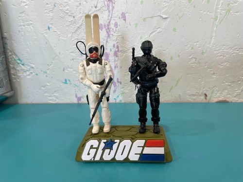 VINTAGE GI JOE Stand Action figure stand. Up to 3 per stand. Retro Cobra Display - Picture 2 of 21