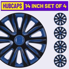 4 Pack14 Inch Universal Wheel Rim Cover Hubcaps Snap On Car Truck Fit R14 Tire