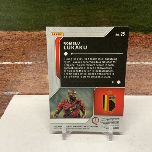 Panini Prizm Mundial Qatar 2022 Club de Anoladores Romelu Lukaku #25 - Imagen 2 de 2