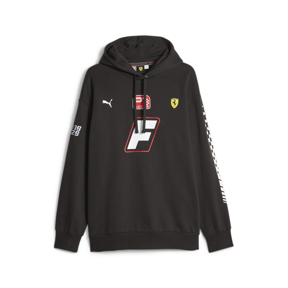 Puma Sf Race Garage Crews Толстовка с капюшоном Мужская черная повседневная верхняя одежда 62111901