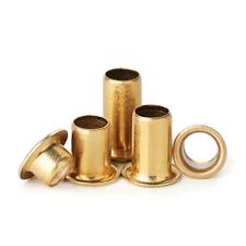 Brass Tubular Rivets Vias Rivet Nuts Through Hole Rivets Hollow Grommets M0.9-M6