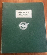 1942 OVERHAUL MANUAL WASP JR B & H1 AND HORNET E SERIES ENGINES PRATT & WHITNEY