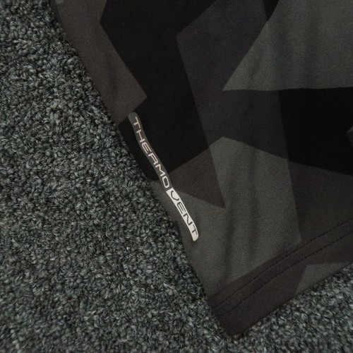 Polo Sport Pullover Men Medium Gray Abstract Camo Performance Quarter Zip Thermo - Picture 4 of 8