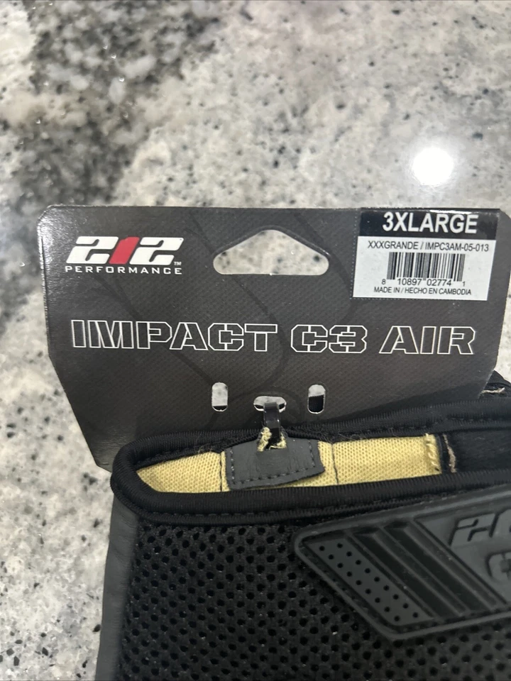 212 Performance Impact C3 Air- XXX Grande 3X Se adapta como Guante X-Grande Extra Grande Foto 2 de 2