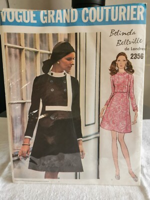 2356 MUSTER VOGUE VINTAGE FRANZÖSISCHES MUSTER 1970 BELINDA BELLVILLE LONDON 40 AU 44