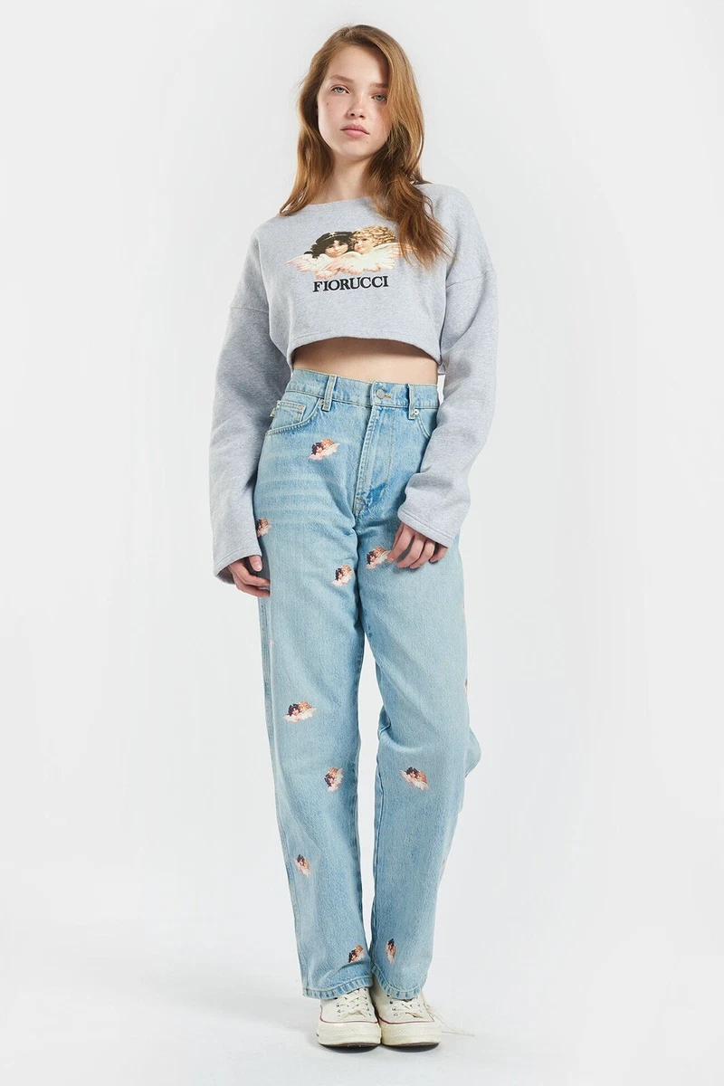 Fiorucci clearance cropped sweatshirt