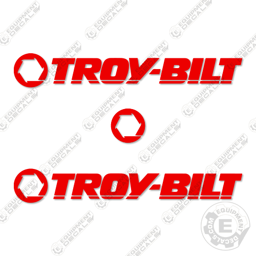 Fits TroyBilt Decal Kit (2) 18.5" Logos 7 YEAR OUTDOOR 3M VINYL! eBay