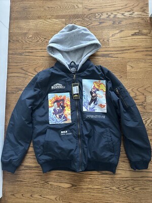 My Hero Academia Shoto Todoroki Primitive Bomber Jacket Size