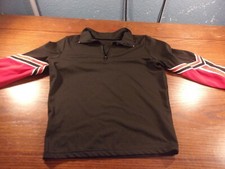 CDT RED AND BLACK CHEERLEADER CHEER TOP BLOUSE COSPLAY SIZE YOUTH LARGE SI 401