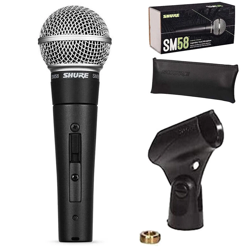 SHURE/SM58S DYNAMISCHES GESANGSMIKROFON MIT AN-/AUSSCHALTER Schwarz - Bild 3 von 4