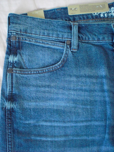 Wrangler Retro Slim Fit Bootcut Denim Jeans Pants, NWT - 36x30 - Medium Indigo - Picture 5 of 11