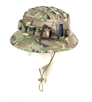 Tactical Boonie Hat Military Camo Cap Sniper Ghillie Adjustable