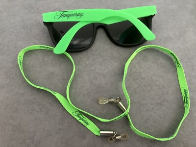 Tanqueray London Dry Gin Promo Sunglasses, Black Frame with Neon Green Temples