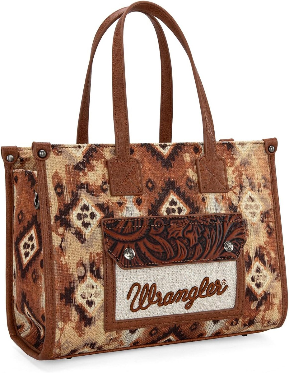 Wrangler Aztec Tote Bag for Women Western Purses and