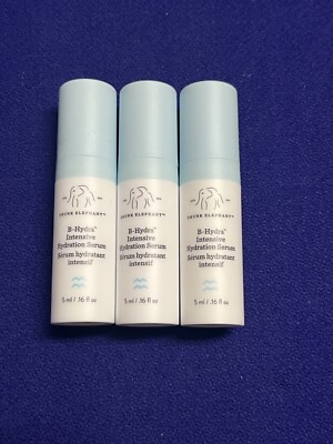3X DRUNK ELEPHANT B-Hydra Intensive Hydration Serum Travel Size 0.16oz/5ml each