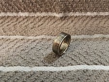 Nevada Handcrafted Washington Quarters coin ring, size 7 2006