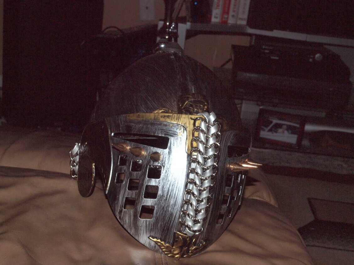 Hand Modified/Designed Gladiator Helmet - image 2