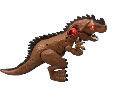Adventure Force Mighty Megasaur T Rex Dinosaur Walks Roars Lights Up Works Great