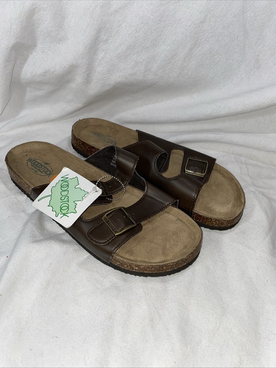 Woodstock Vintage Brand Bert Vegan Cork sandals slip on  display picture 2
