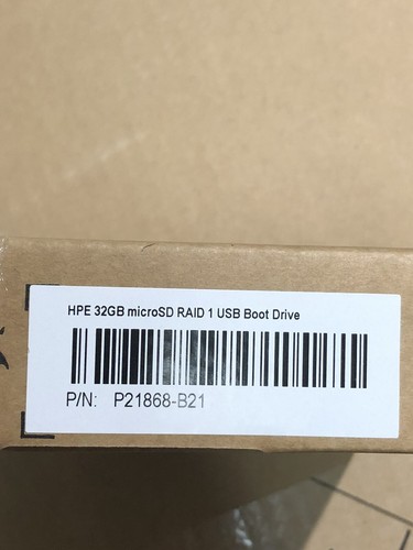 HPE Bootable Dual 32GB MicroSD Card in Raid 1 Mirror USB Boot Drive P21868-B21 - Picture 3 of 3